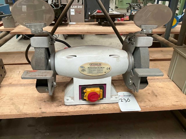 Optimum opti sm290 werkbankslijpmachine - afbeelding 2 van  2