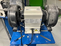 Optimum optigrind gu 15 dubbelsteens slijpmachine op sokkel (2x) - afbeelding 5 van  7