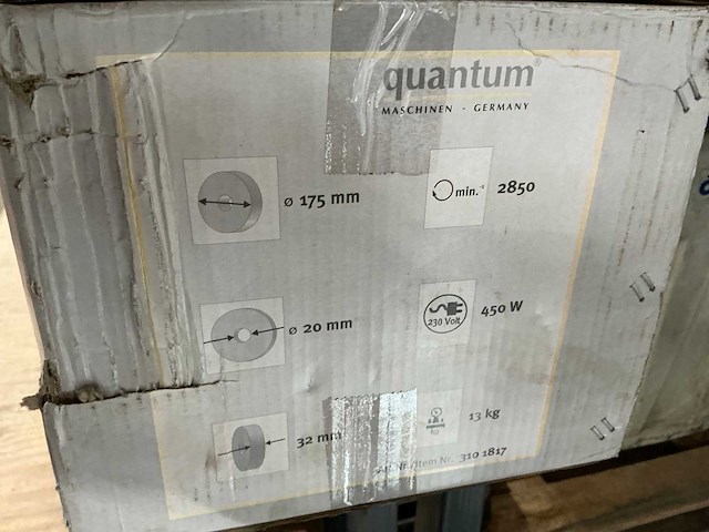Optimum qsm 175 dubbelsteens slijpmachine - afbeelding 3 van  3