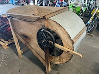 Optimus antieke houten kafmolen - afbeelding 2 van  9