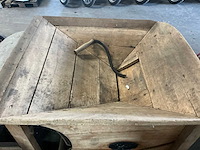 Optimus antieke houten kafmolen - afbeelding 9 van  9