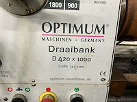 Optimus maschinen - germany d 420 x 1000 horizontale draaibank - afbeelding 20 van  36