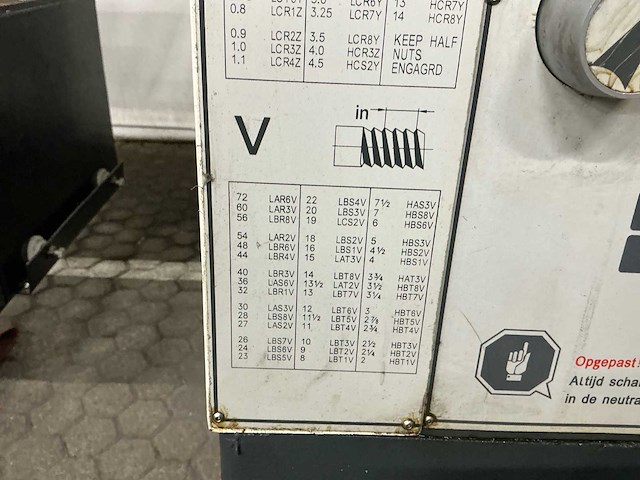 Optimus maschinen - germany d 420 x 1000 horizontale draaibank - afbeelding 24 van  36