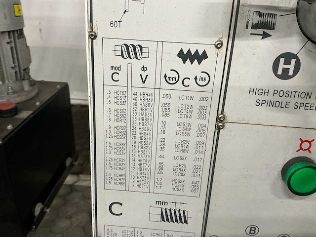 Optimus maschinen - germany d 420 x 1000 horizontale draaibank - afbeelding 26 van  36