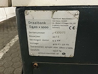 Optimus maschinen - germany d 420 x 1000 horizontale draaibank - afbeelding 30 van  36