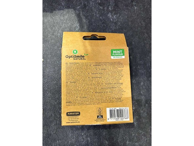 Optismile dental flossers - 50 pack (500x) - afbeelding 2 van  2