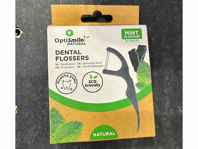 Optismile dental flossers - 50 pack (500x) - afbeelding 1 van  2