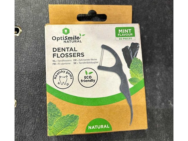 Optismile dental flossers - 50 pack (500x) - afbeelding 1 van  1