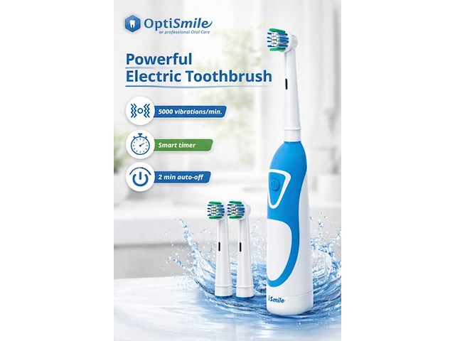 Optismile elektrische tandenborstel (60x) - afbeelding 1 van  3