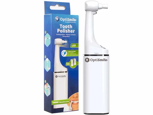 Optismile tandenpolijster met 12 polijststiften (96x) - afbeelding 1 van  1