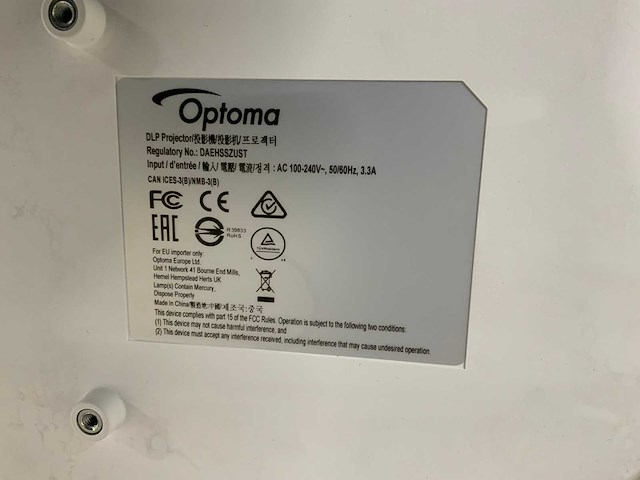 Optoma dlp projector - afbeelding 6 van  7