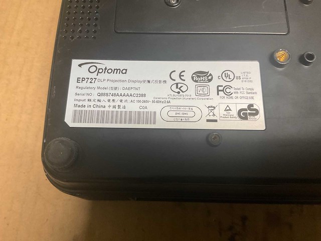 Optoma ep727 projector - afbeelding 4 van  4