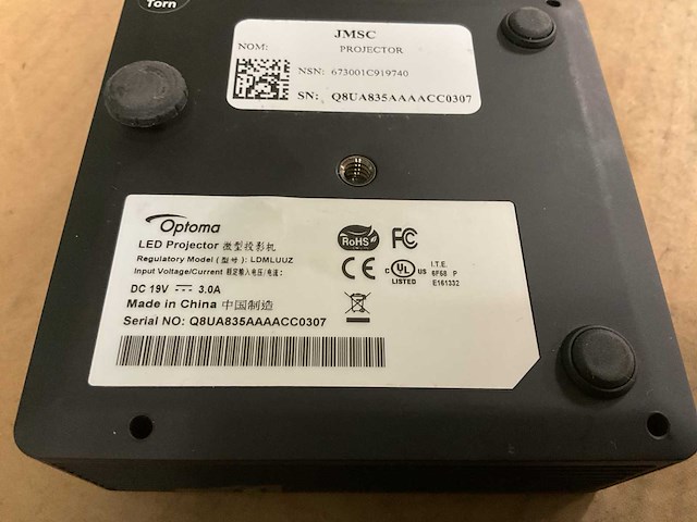 Optoma ldmluuz led projector - afbeelding 2 van  2