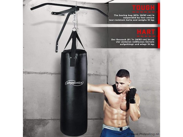 Optrekstang met bokszak incl. montagemateriaal - afbeelding 7 van  8