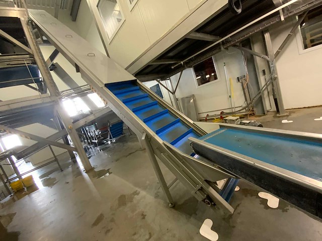 Opvoer transportband met afvoerband - afbeelding 2 van  12