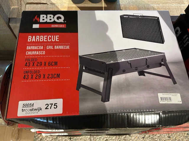 Opvouwbare houtskool bbq (2x) - afbeelding 2 van  3
