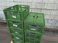 Opvouwbare kratten - aantal 10 stuks - afbeelding 4 van  5