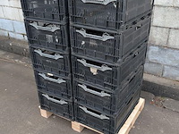 Opvouwbare kratten - aantal 10 stuks - afbeelding 1 van  3