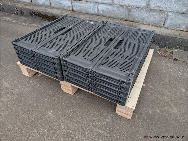 Opvouwbare kratten - aantal 10 stuks - afbeelding 3 van  3
