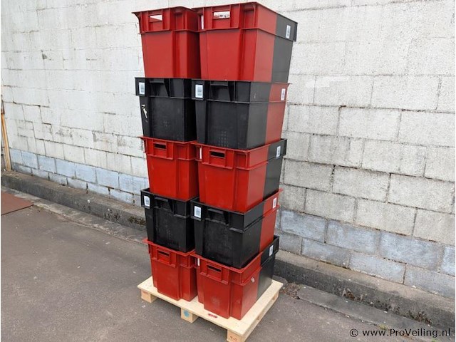 Opvouwbare kratten - aantal 10 stuks - afbeelding 1 van  3
