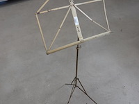 Opvouwbare messing/koperen muziekstandaard - afbeelding 3 van  5