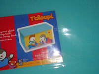 Opvouwbare opbergbank 56,5x36x31cm - afbeelding 2 van  3