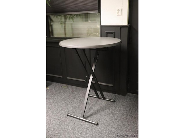 Opvouwbare statafel - ø 84x110cm (h) - afbeelding 1 van  4