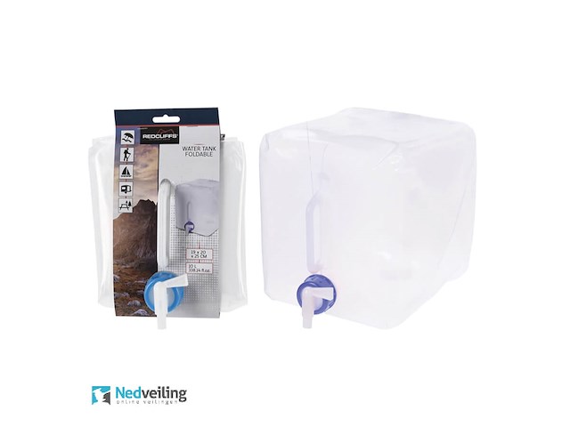 Opvouwbare water tank 10 liter met kraan (doos q2) - afbeelding 3 van  3