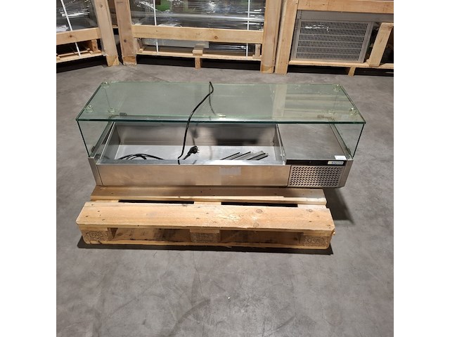 Opzet koelvitrine, afinox, rvs, 2016 - afbeelding 2 van  7