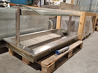 Opzet koelvitrine , rvs / glas, 2020 - afbeelding 3 van  6