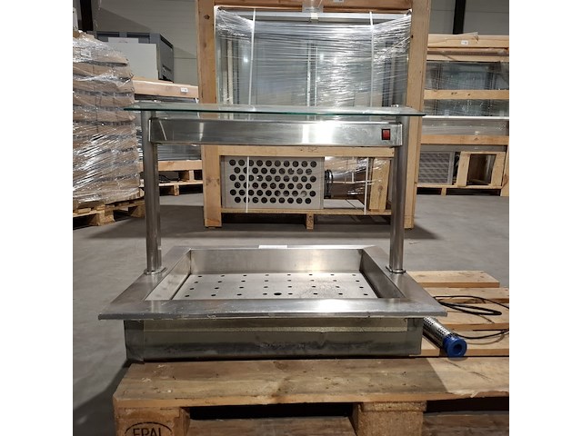 Opzet koelvitrine , rvs / glas, 2020 - afbeelding 1 van  6