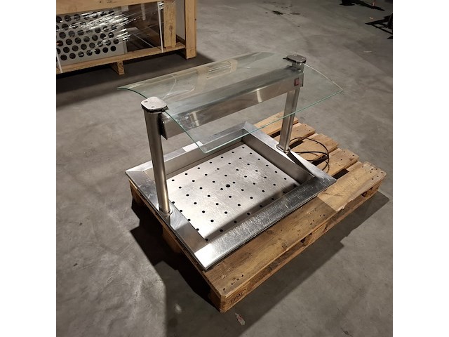 Opzet koelvitrine , rvs / glas, 2020 - afbeelding 3 van  6