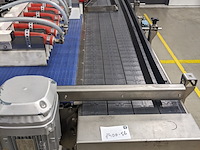 Opzet tafel met transportbaan, polyketting, gb m01-05, blauw, 2022 - afbeelding 4 van  14