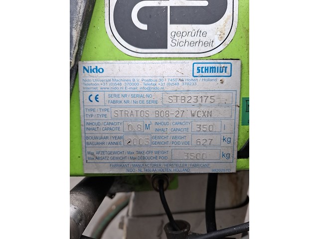 Opzet zoutstrooier, nido | schmidt, stratos b08-27 wcxn, 2005 - afbeelding 5 van  30