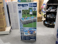 Opzet zwembad met stalen frame bestway power steel, afm. 404cm x 201 cm x 100 cm. - afbeelding 1 van  4