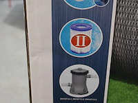 Opzet zwembad met stalen frame bestway power steel, afm. 404cm x 201 cm x 100 cm. - afbeelding 3 van  4