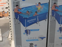 Opzet zwembad met stalen frame bestway steel pro, afm. 400cm x 211cm x 81 cm, incl. filterpomp. - afbeelding 2 van  3
