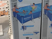 Opzet zwembad met stalen frame bestway steel pro, afm. 400cm x 211cm x 81 cm, incl. filterpomp. - afbeelding 2 van  3
