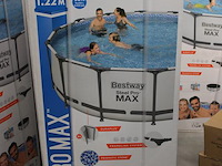 Opzet zwembad met stalen frame bestway steel pro max, doorsnede 427 cm, hoogte 122 cm, incl. pomp en trap e... - afbeelding 2 van  3