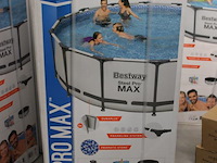 Opzet zwembad met stalen frame bestway steel pro max, doorsnede 427 cm, hoogte 122 cm, incl. pomp en trap e... - afbeelding 2 van  3