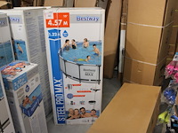 Opzet zwembad met stalen frame bestway steel pro max, doorsnede 457 cm, hoogte 122cm. - afbeelding 1 van  3