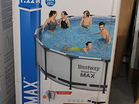 Opzet zwembad met stalen frame bestway steel pro max, doorsnede 457 cm, hoogte 122cm. - afbeelding 2 van  3