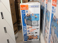 Opzet zwembad met stalen frame bestway steel pro max, doorsnede 488cm, hoogte 122cm, incl. pomp en trap en ... - afbeelding 1 van  3