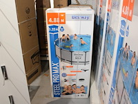 Opzet zwembad met stalen frame bestway steel pro max, doorsnede 488cm, hoogte 122cm, incl. pomp en trap en ... - afbeelding 2 van  3