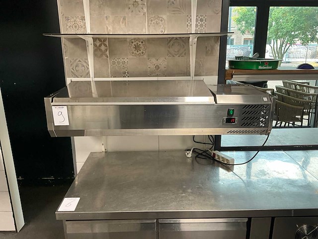 Opzetkoelvitrine met klapdeksel (2x) - afbeelding 2 van  8