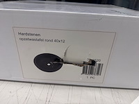 Opzetwastafel wb, rond, zwart - afbeelding 2 van  2