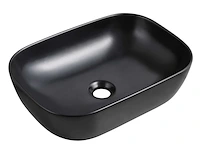 Opzetwastafel wellwater, waskom, zwart