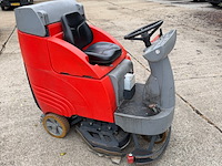 Opzit schrob- zuigmachine, hako, hakomatic b750 r, rood/grijs - afbeelding 2 van  7