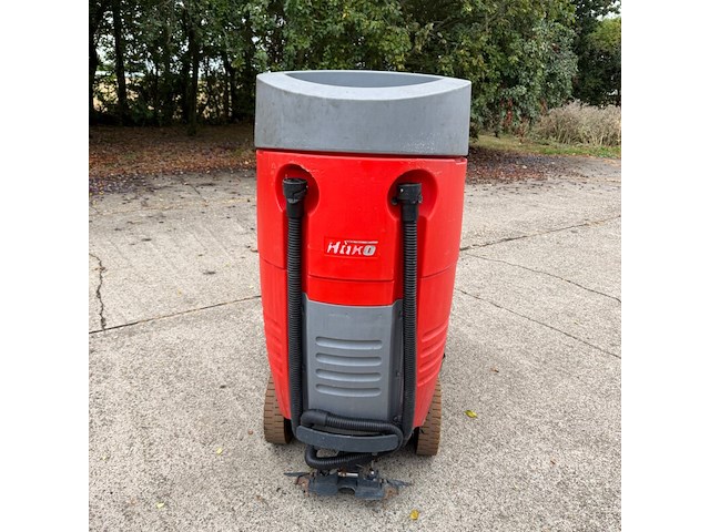 Opzit schrob- zuigmachine, hako, hakomatic b750 r, rood/grijs - afbeelding 3 van  7