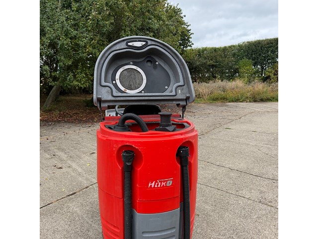 Opzit schrob- zuigmachine, hako, hakomatic b750 r, rood/grijs - afbeelding 4 van  7
